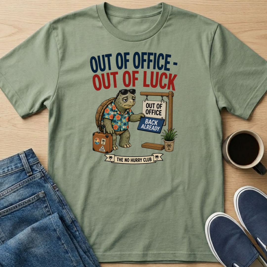 Out Of Office Turtle T-Shirt
