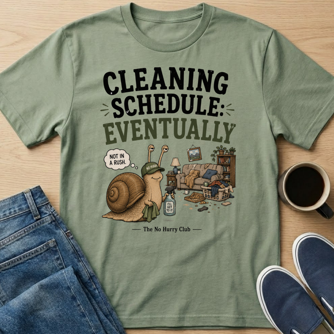Cleaning Schedule T-Shirt