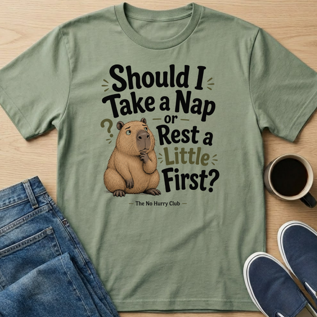 Rest a Little Capybara T-Shirt