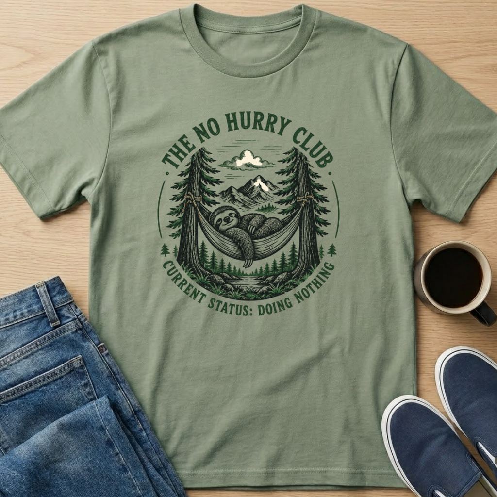 Doing Nothing Sloth T-Shirt