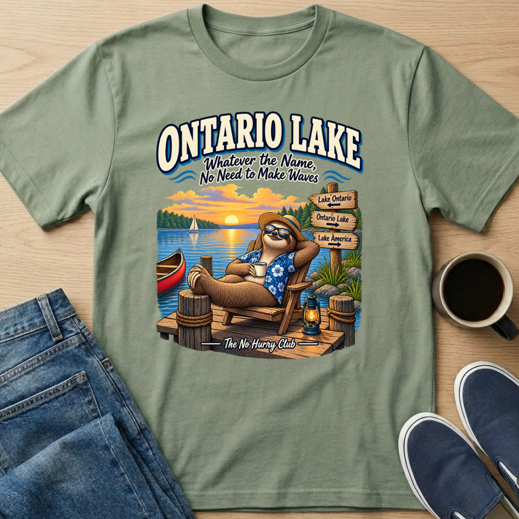 Ontario Lake Waves T-Shirt