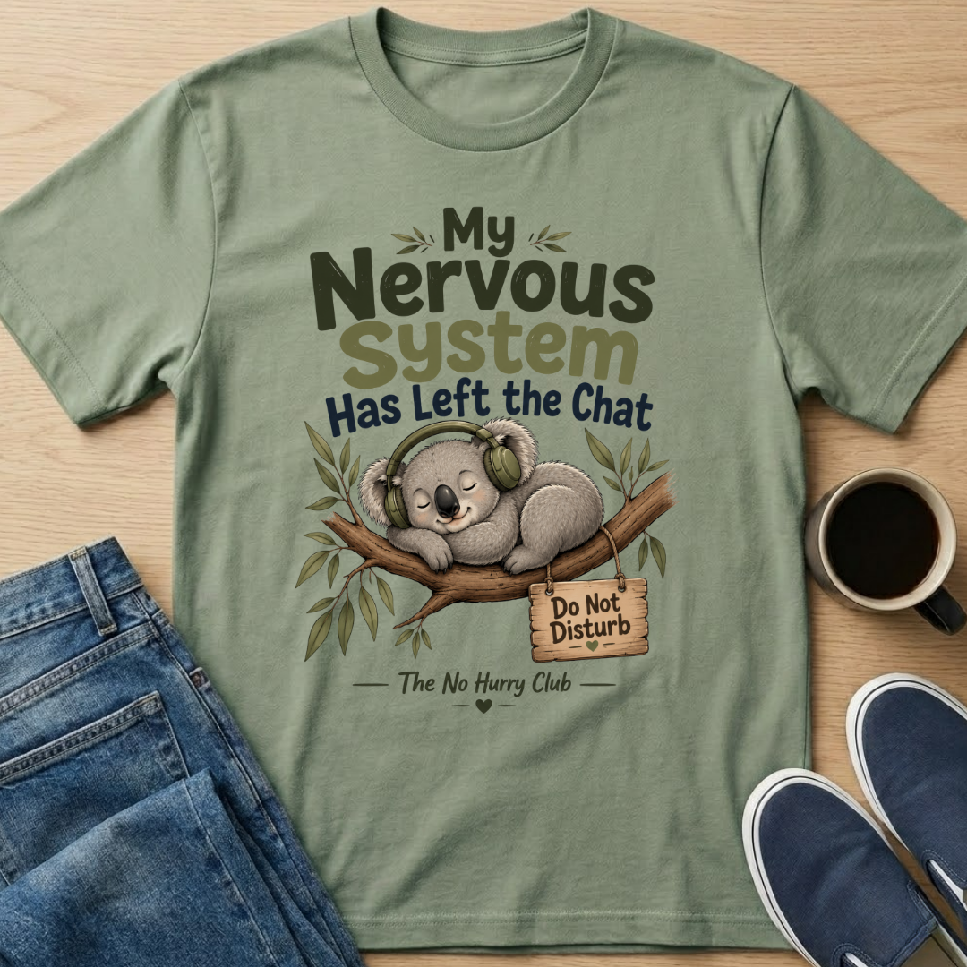 Left The Chat Koala T-Shirt