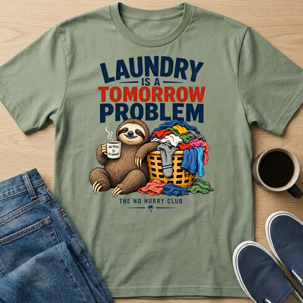Laundry Is A Tomorrow Problem T-Shirt