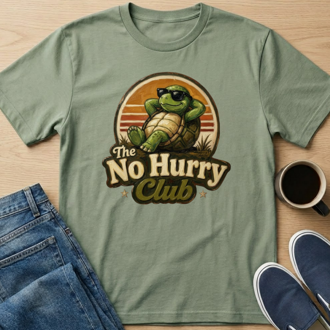 Turtle Sunset Painting T-Shirt
