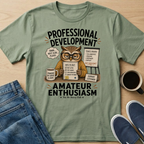 Amateur Enthusiasm Owl T-Shirt