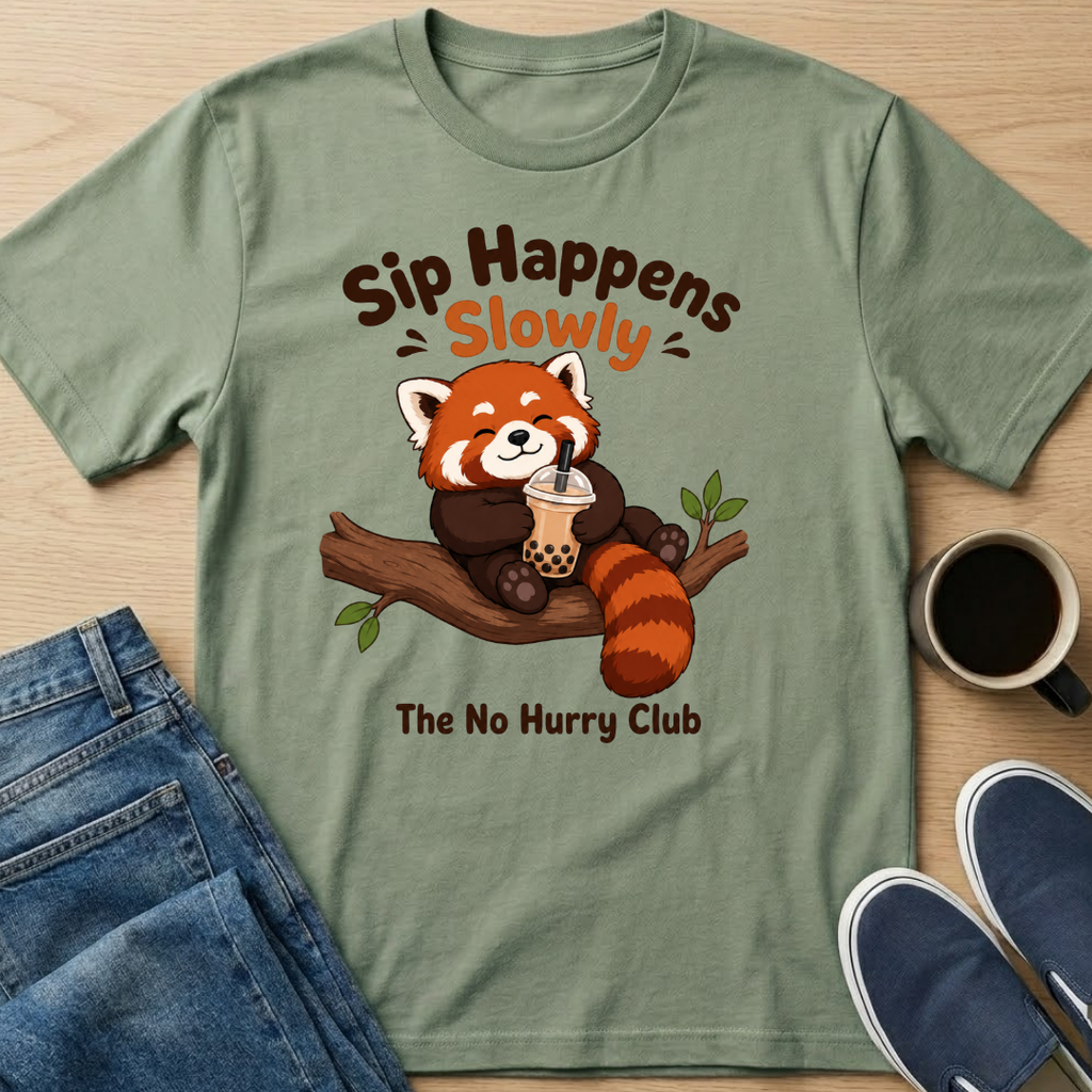 Sip Happens Slowly T-Shirt