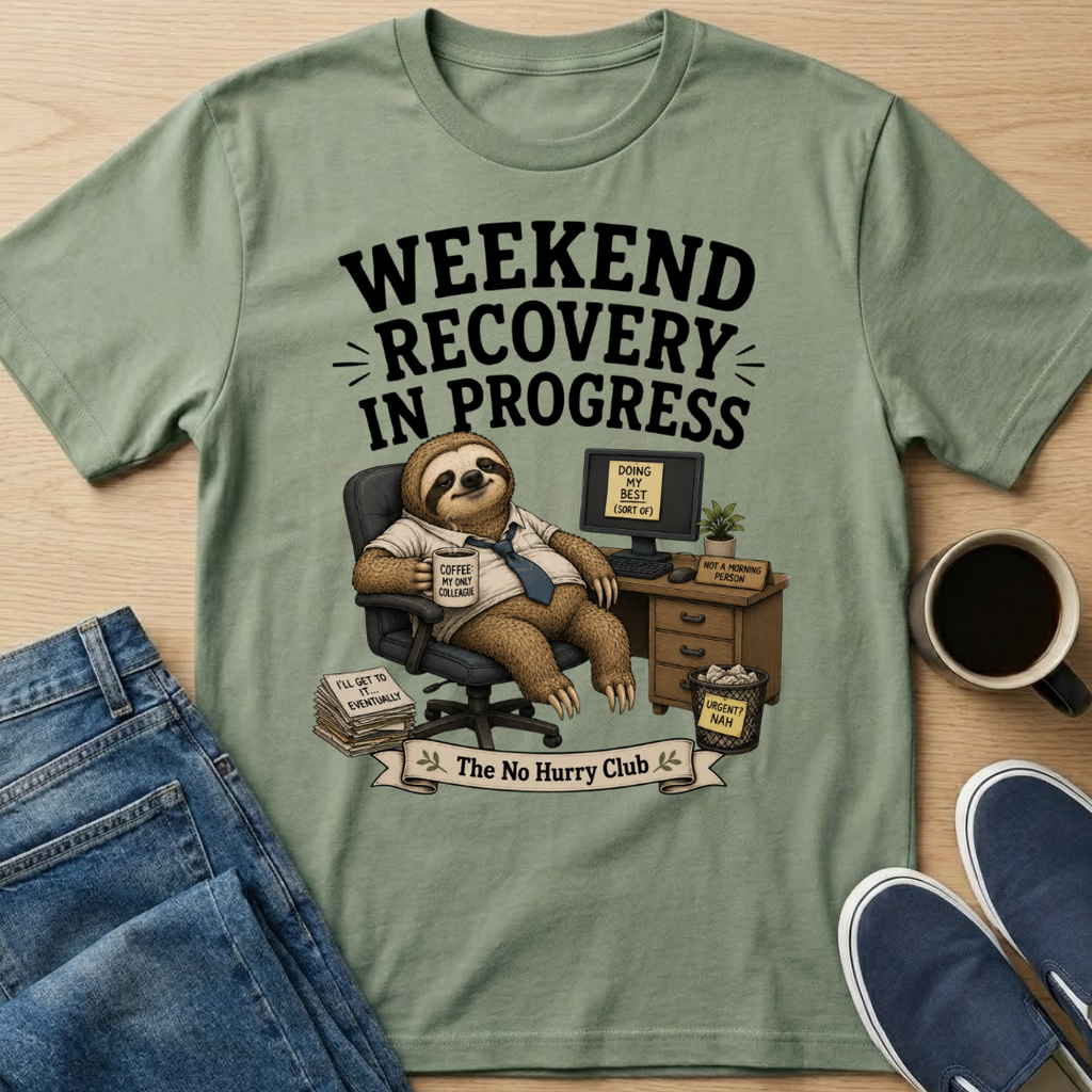 Weekend Recovery In Progress T-Shirt