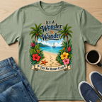 Wonder To Wander Tropical Beach T-Shirt