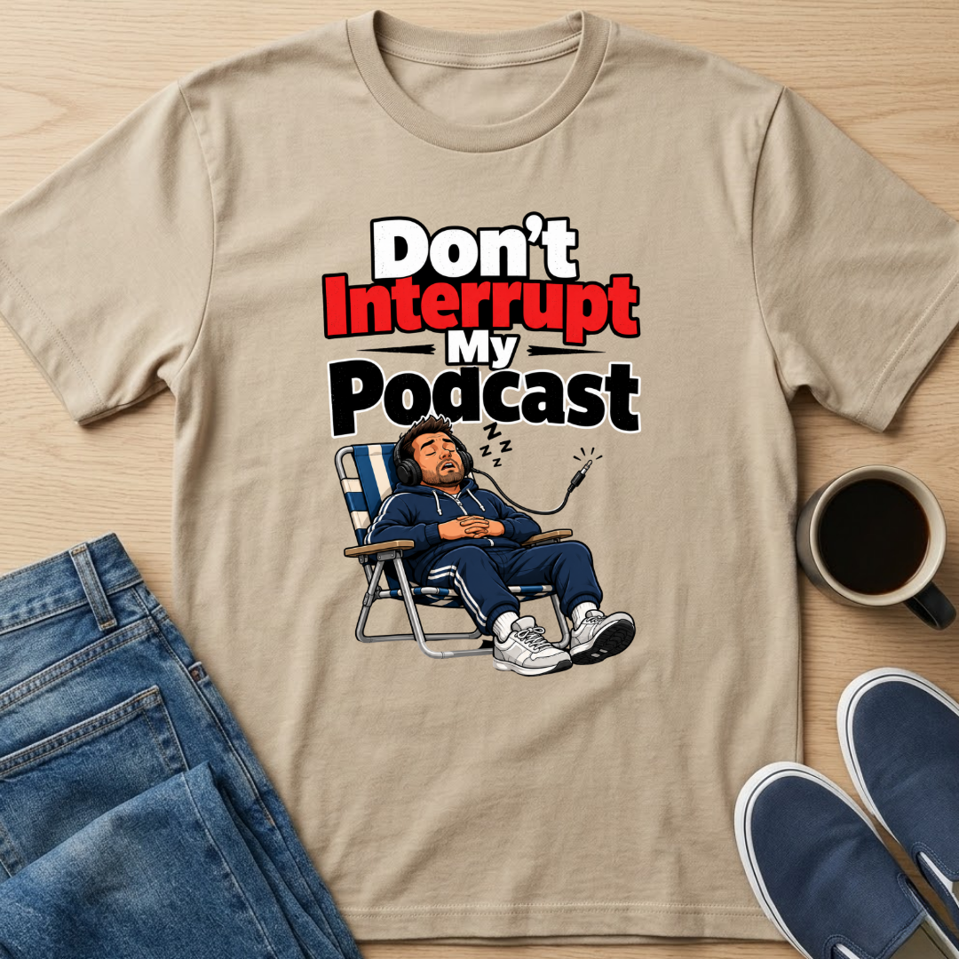 Podcast Man T-Shirt
