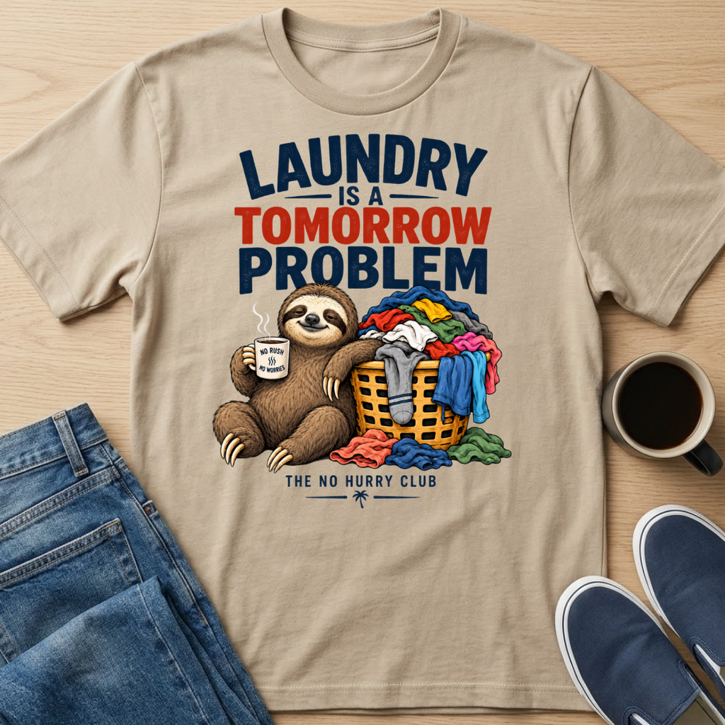 Laundry Is A Tomorrow Problem T-Shirt