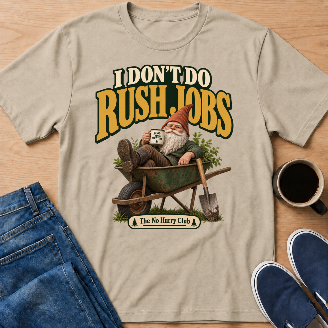 No Rush Gnome T-Shirt