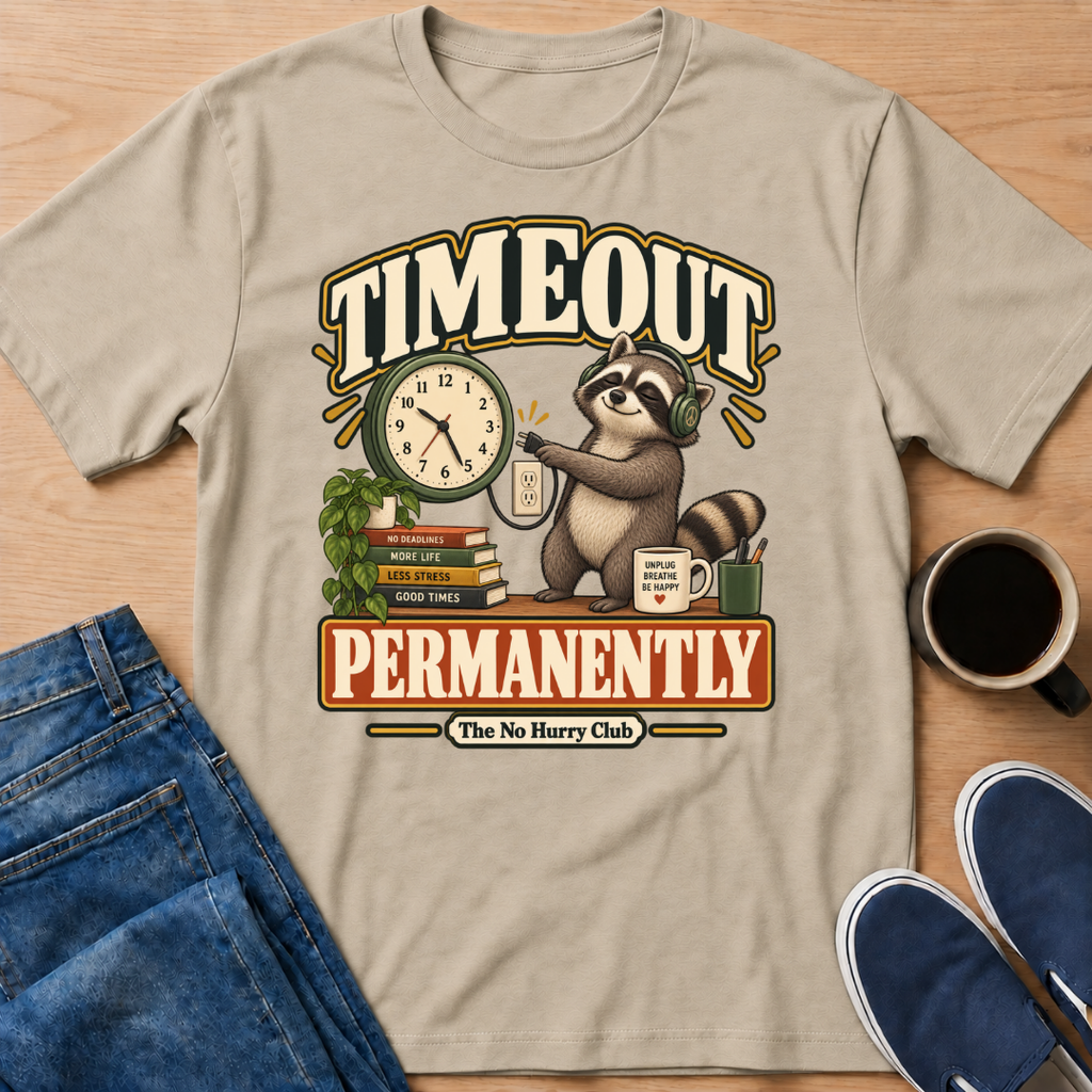 Timeout Raccoon T-Shirt
