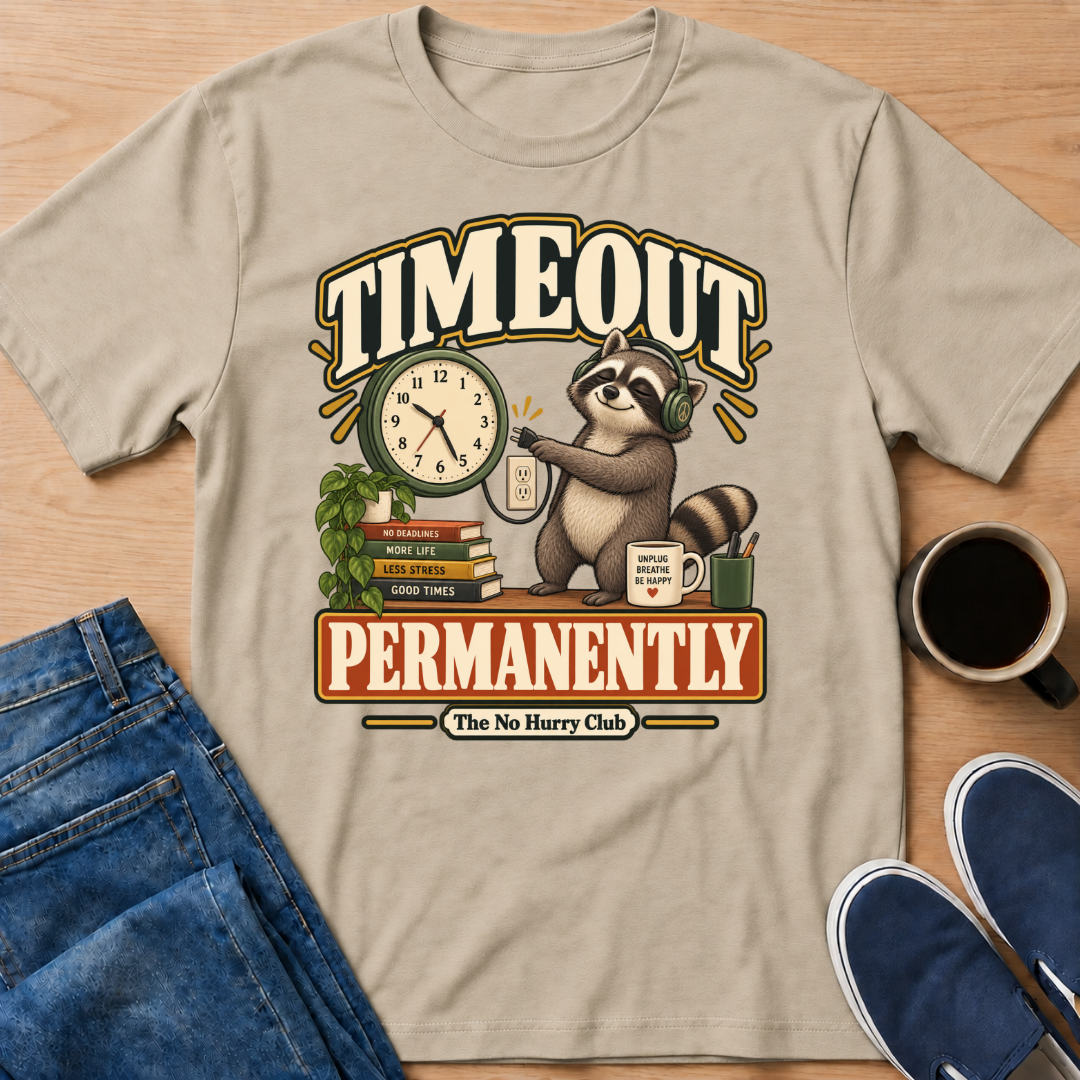Timeout Raccoon T-Shirt