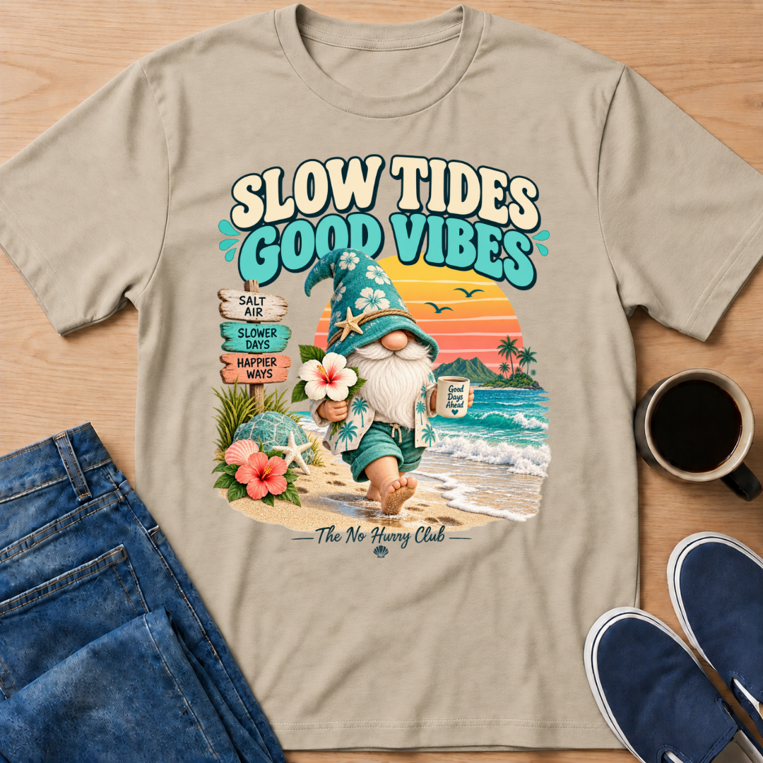 Slow Tides Gnome T-Shirt
