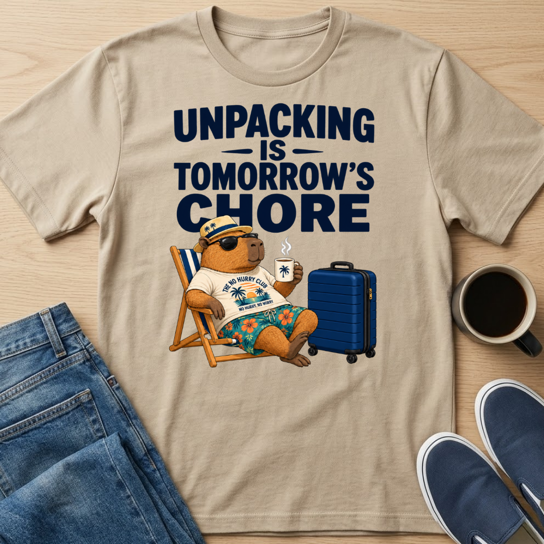 Unpacking Is Tomorrow's Chore T-Shirt