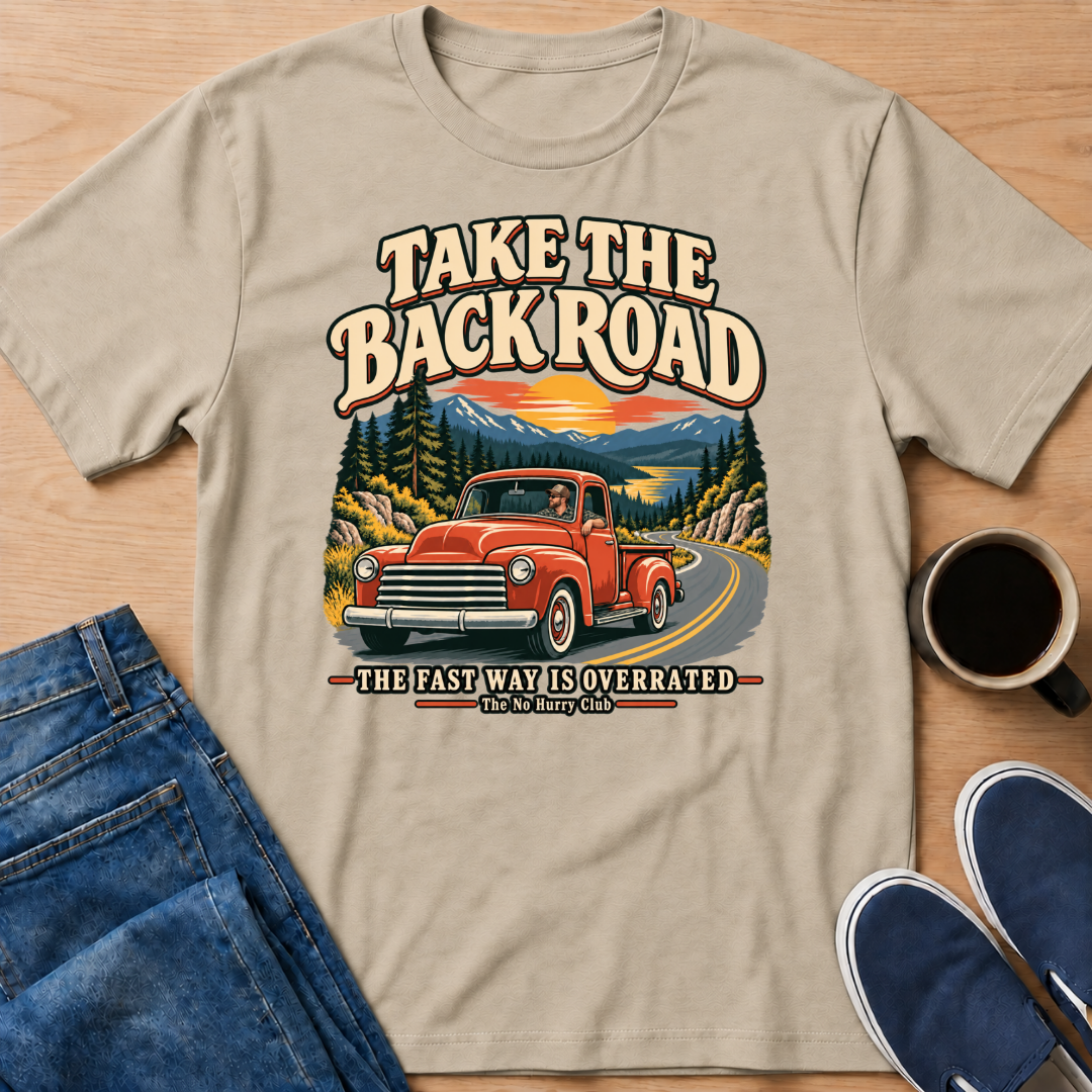 Back Road Red Truck T-Shirt