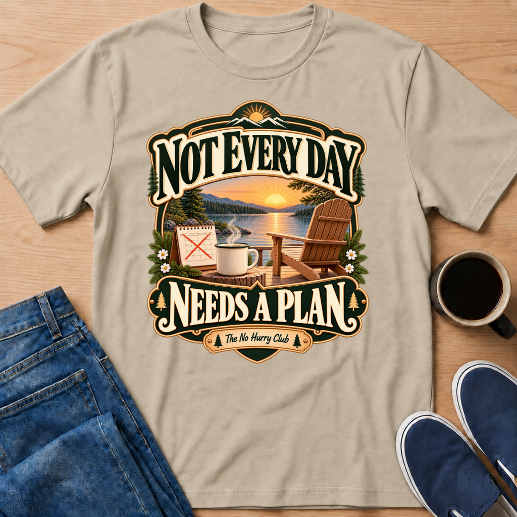 No Plans Lake T-Shirt