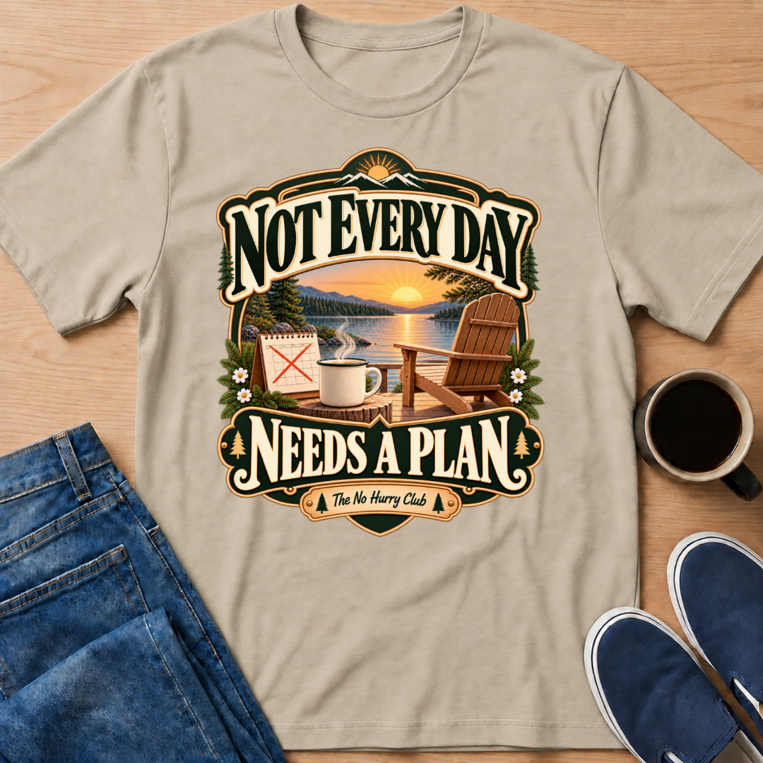 No Plans Lake T-Shirt