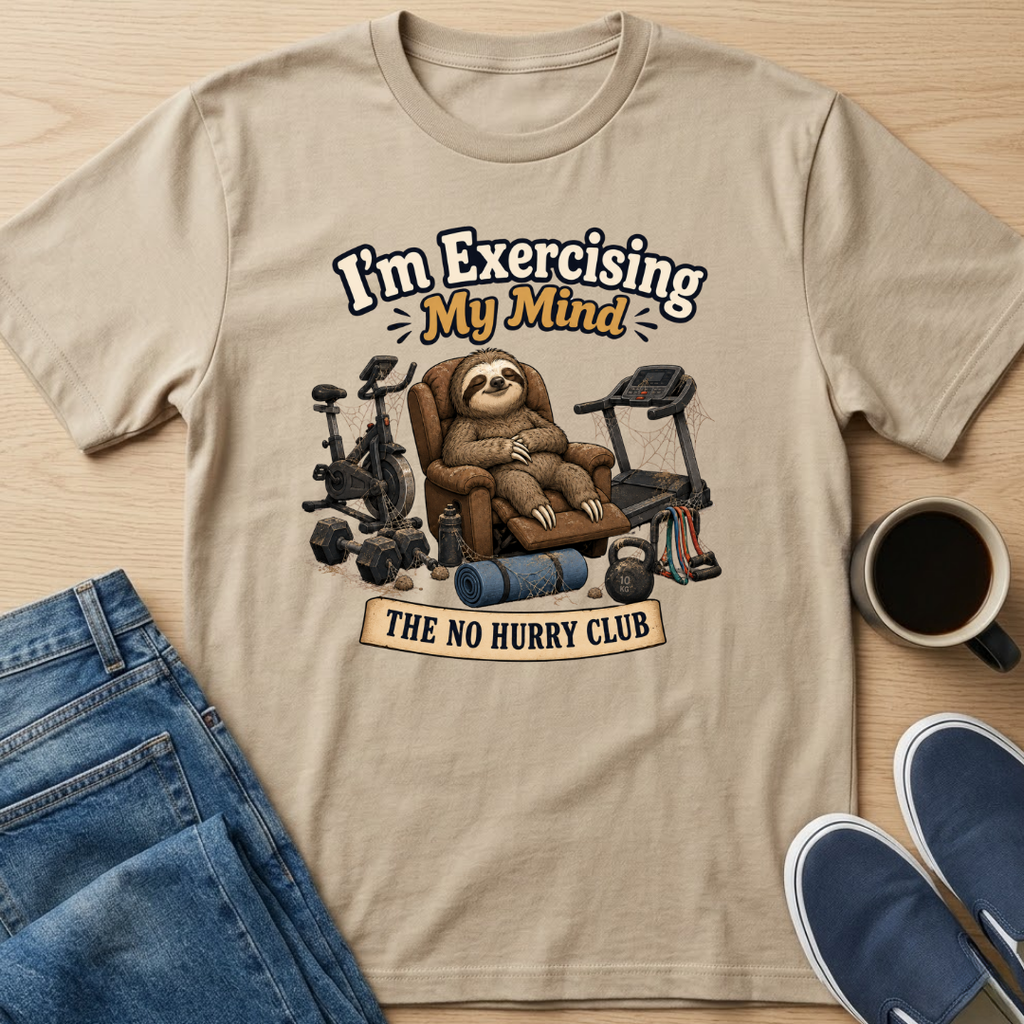 I'm Exercising My Mind T-Shirt