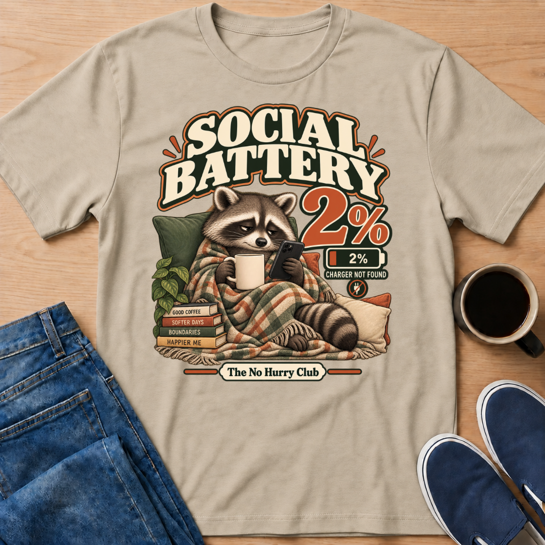 Social Battery T-Shirt