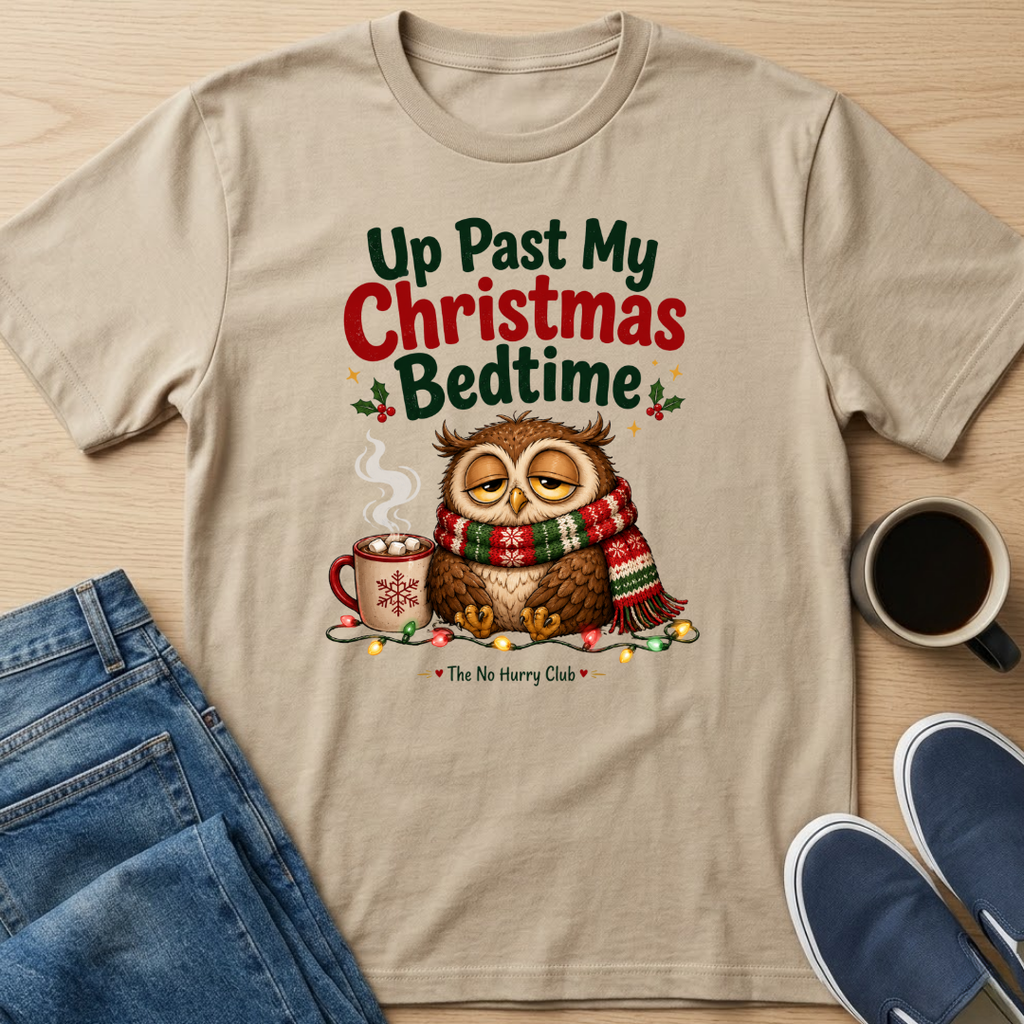Christmas Bedtime Owl T-Shirt