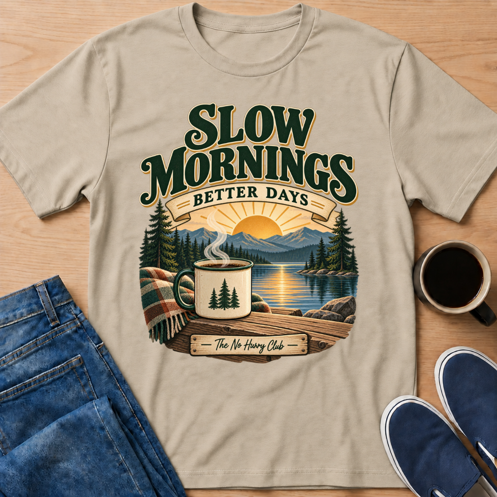 Lake Slow Mornings T-Shirt