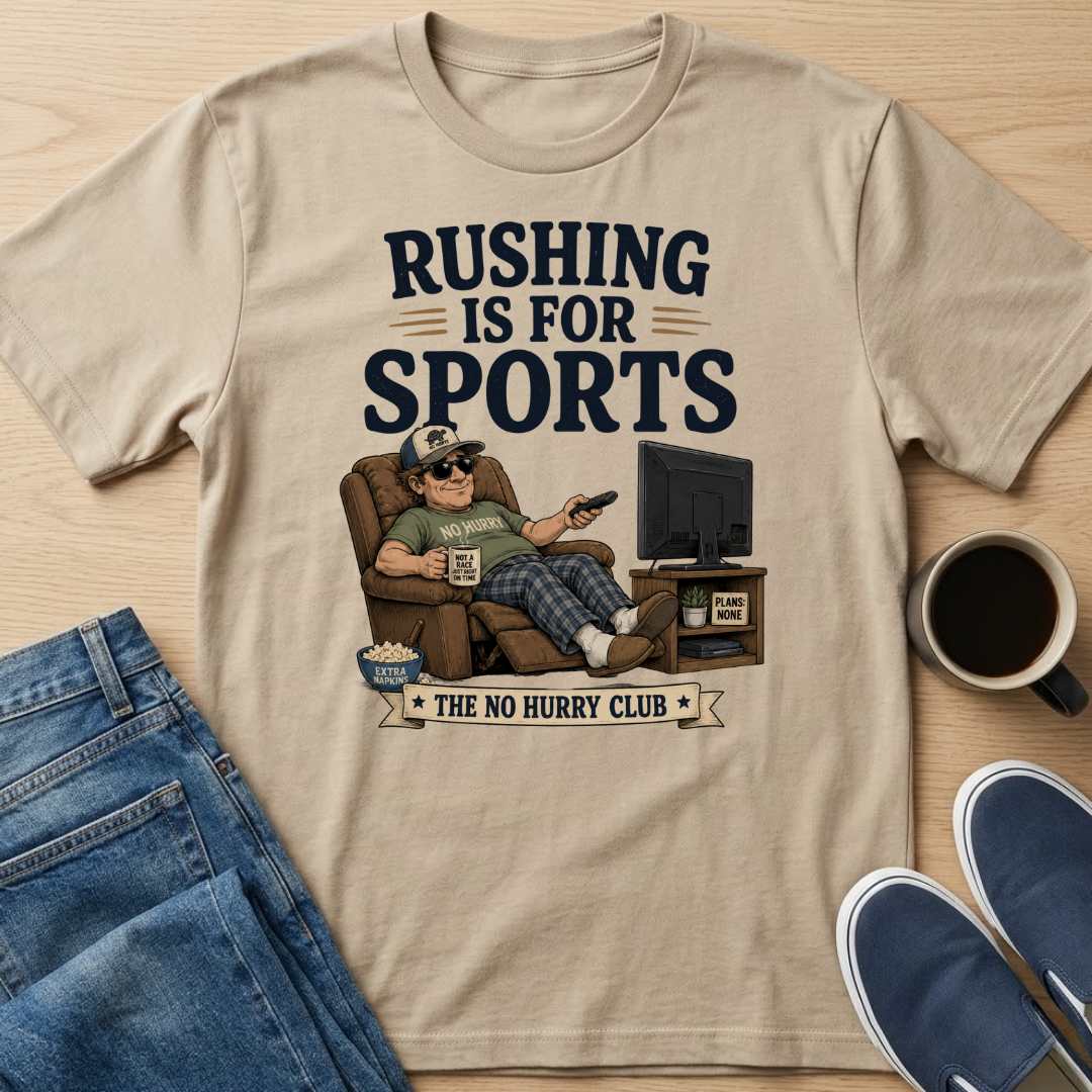 Rushing Is For Sports T-Shirt