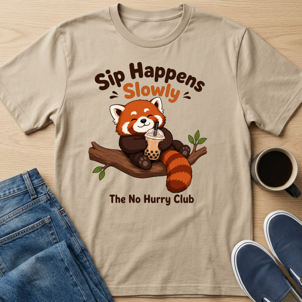 Sip Happens Slowly T-Shirt