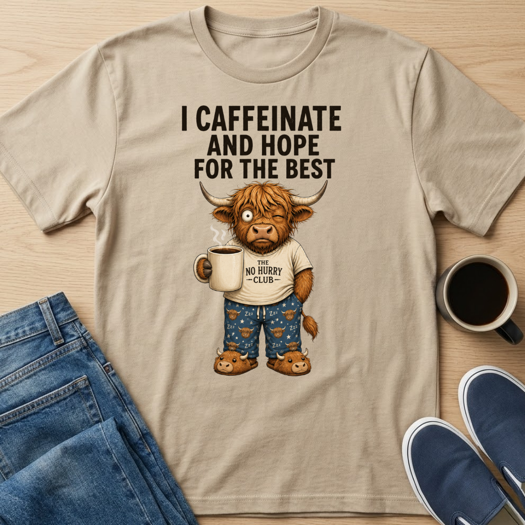 I Caffeinate Bull T-Shirt