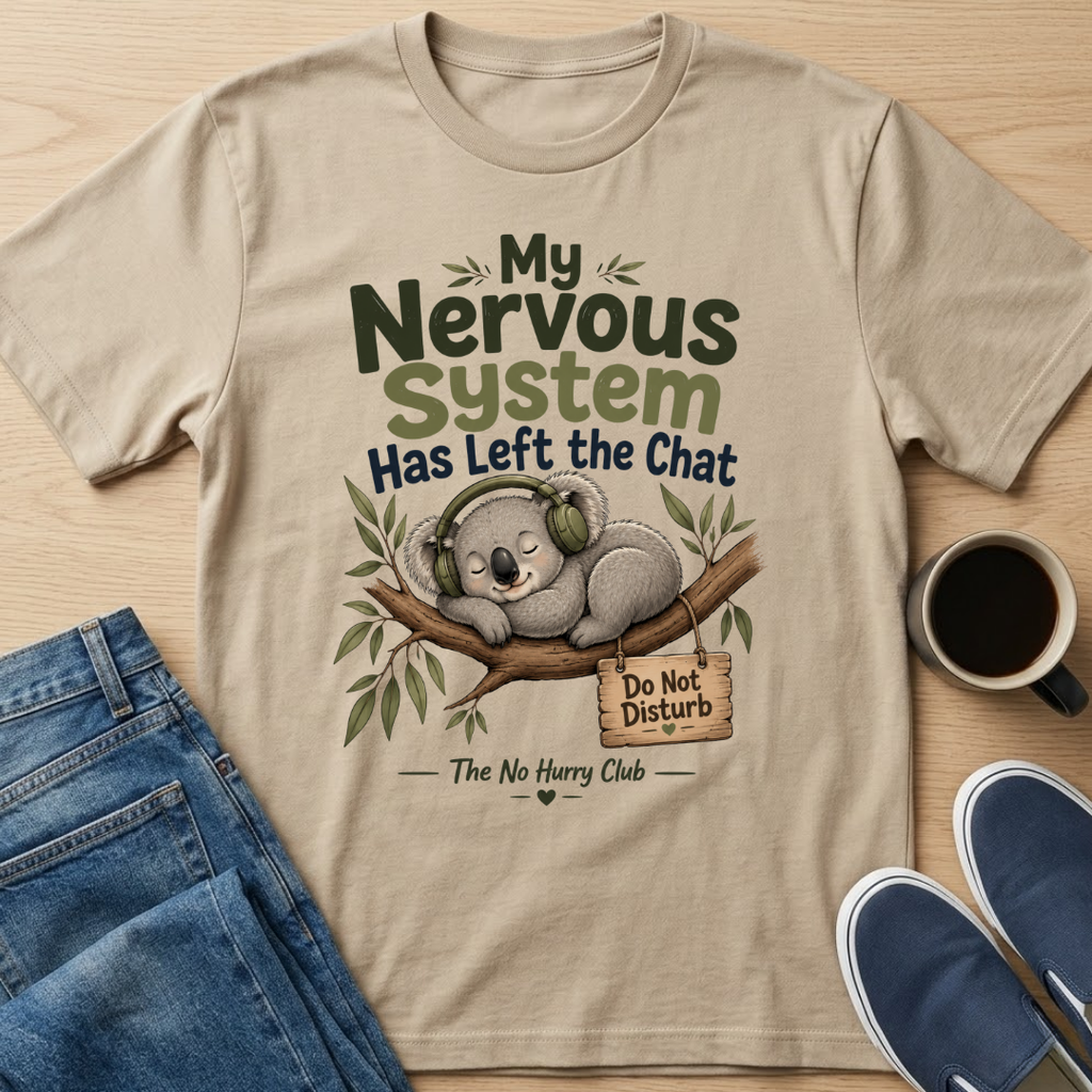 Left The Chat Koala T-Shirt