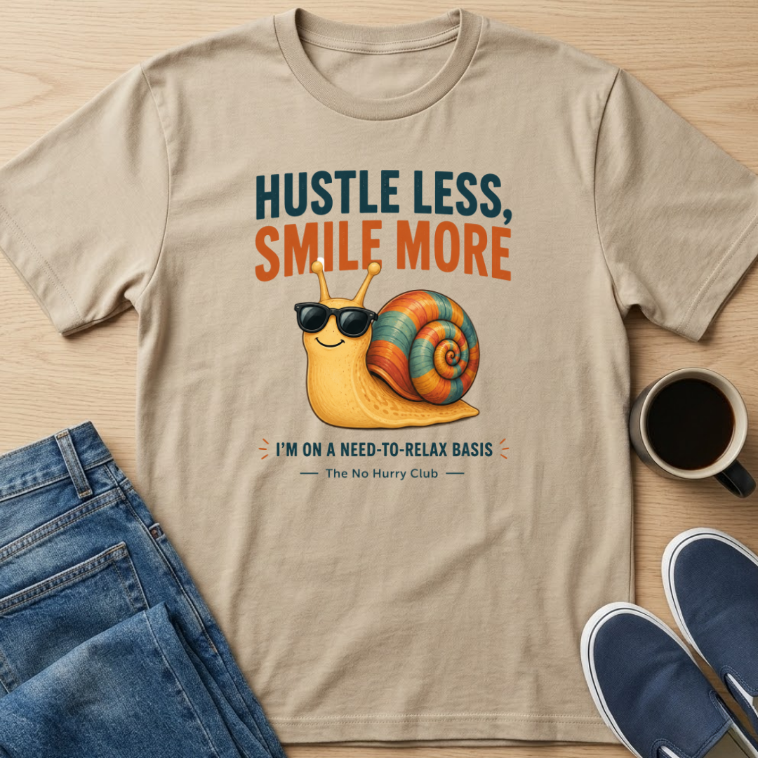 Hustle Less Snail T-Shirt