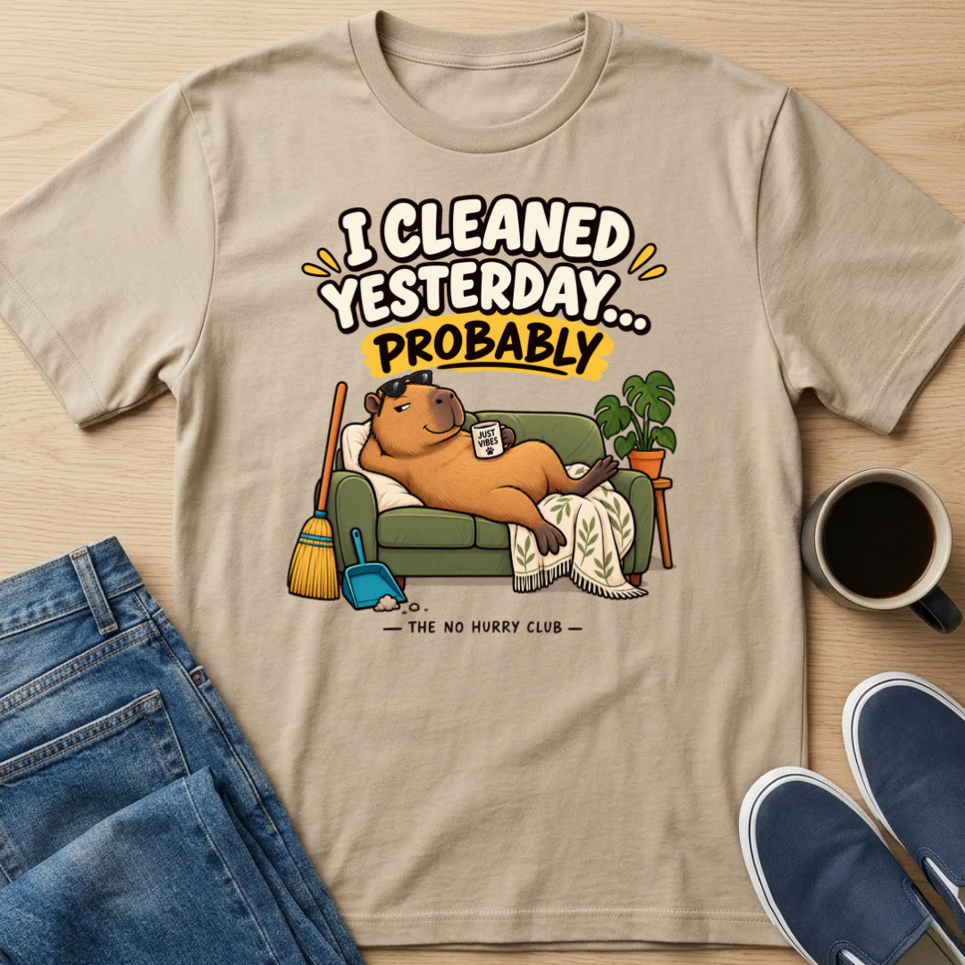 I Cleaned Yesterday T-Shirt