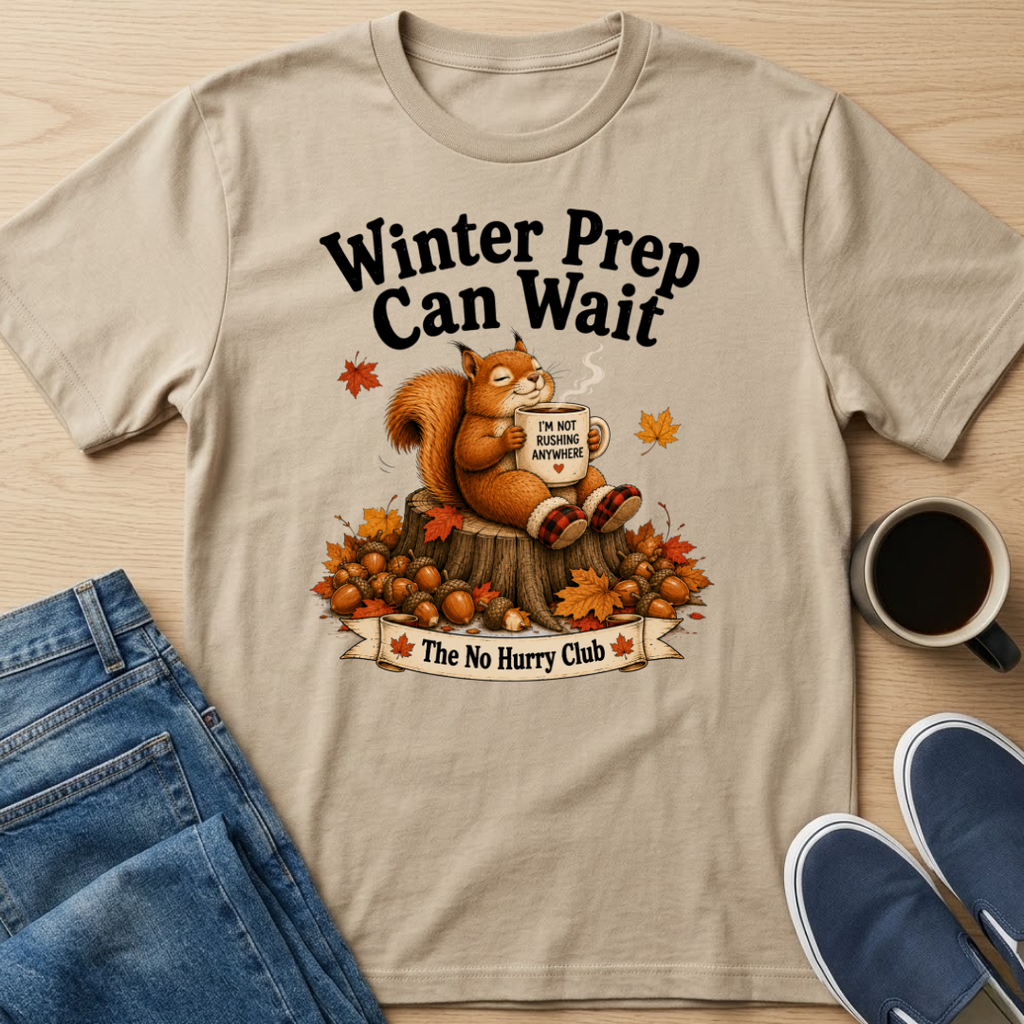 Winter Prep Squirrel T-Shirt