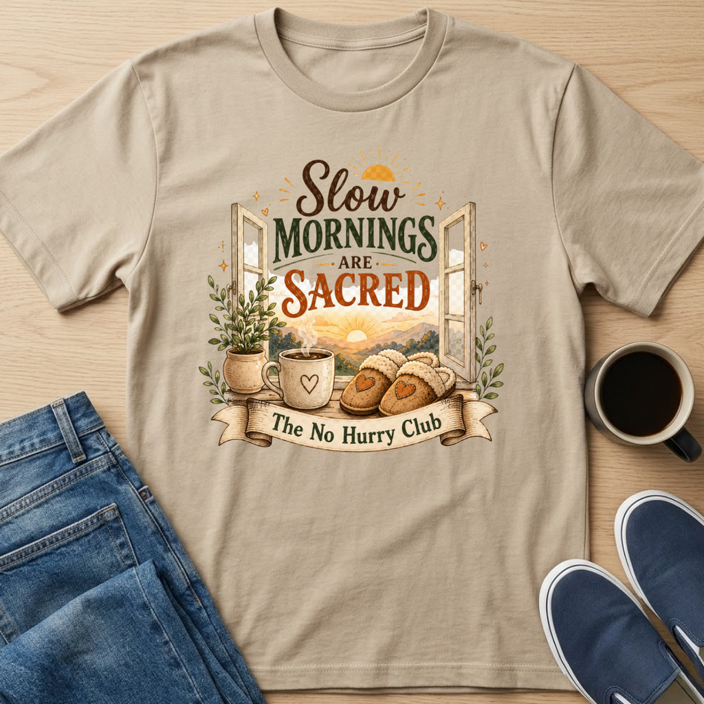 Slow Mornings Are Sacred T-Shirt
