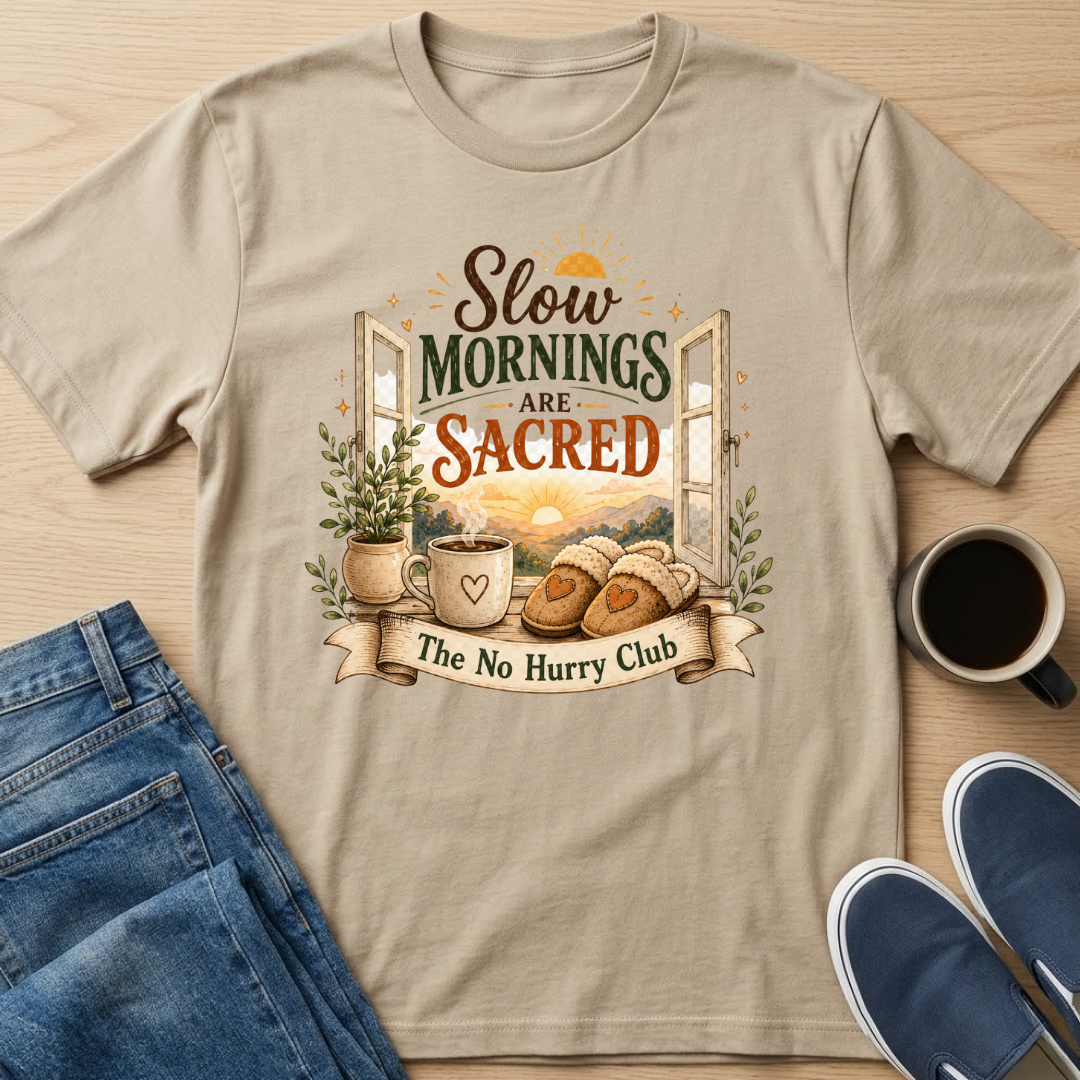 Slow Mornings Are Sacred T-Shirt