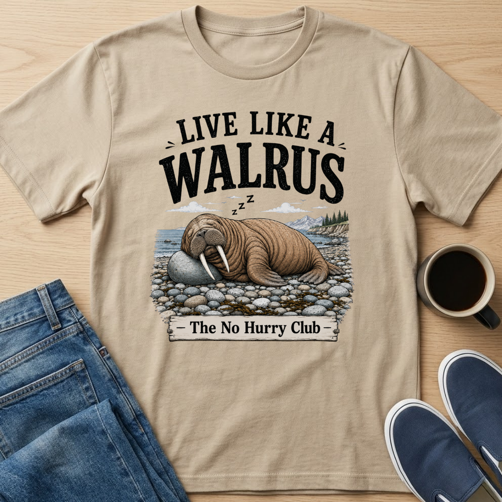 Live Like A Walrus T-Shirt