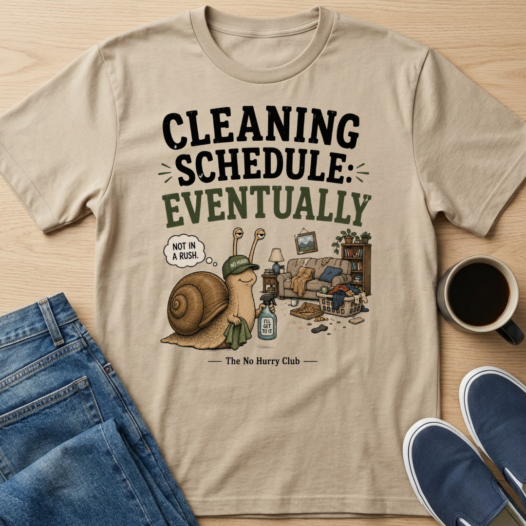 Cleaning Schedule T-Shirt