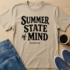 Summer State Of Mind Text T-Shirt