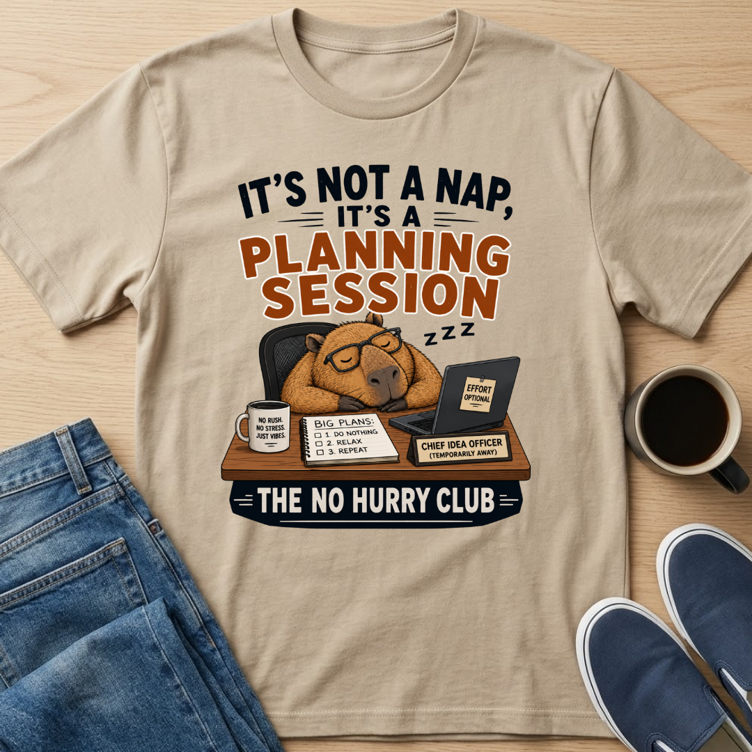 It's Not A Nap Capybara T-Shirt