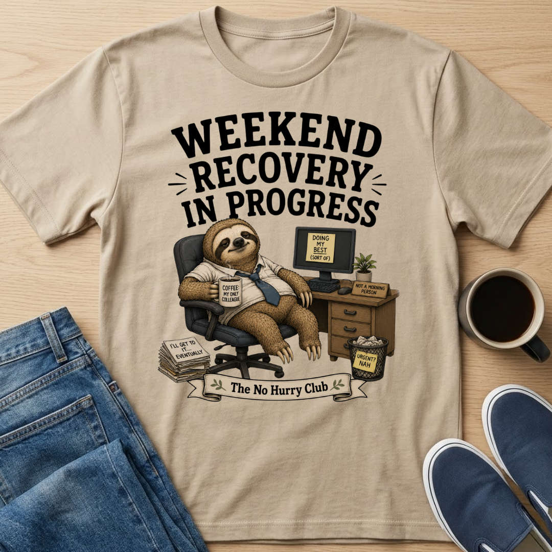 Weekend Recovery In Progress T-Shirt