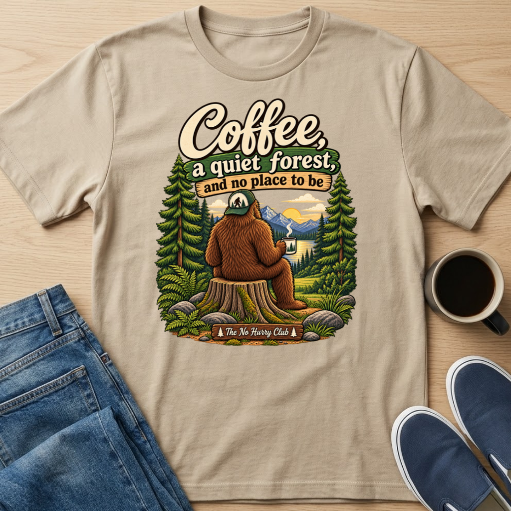 Sasquatch & Coffee T-Shirt