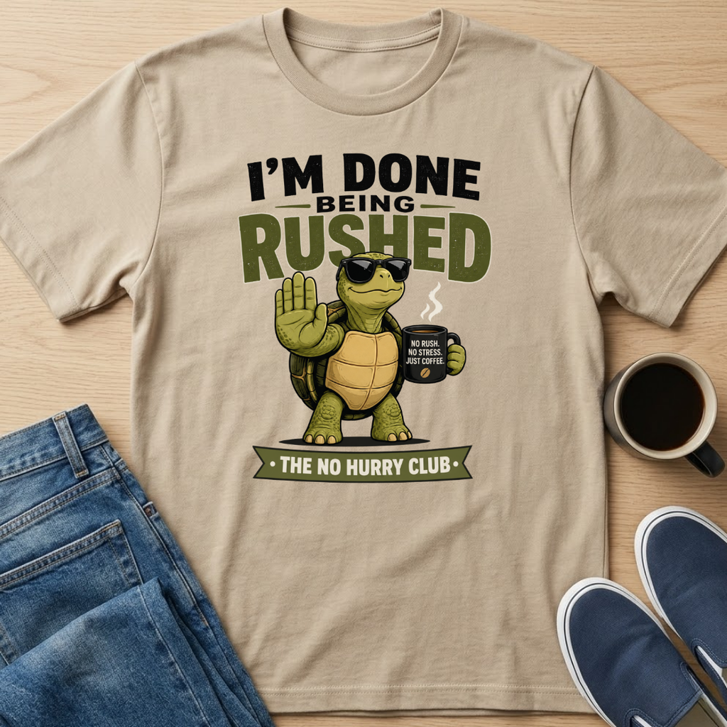 I'm Done Being Rushed T-Shirt