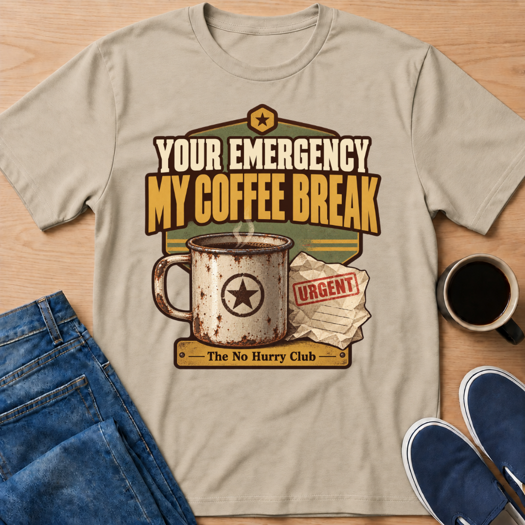 Emergency Coffee Break T-Shirt