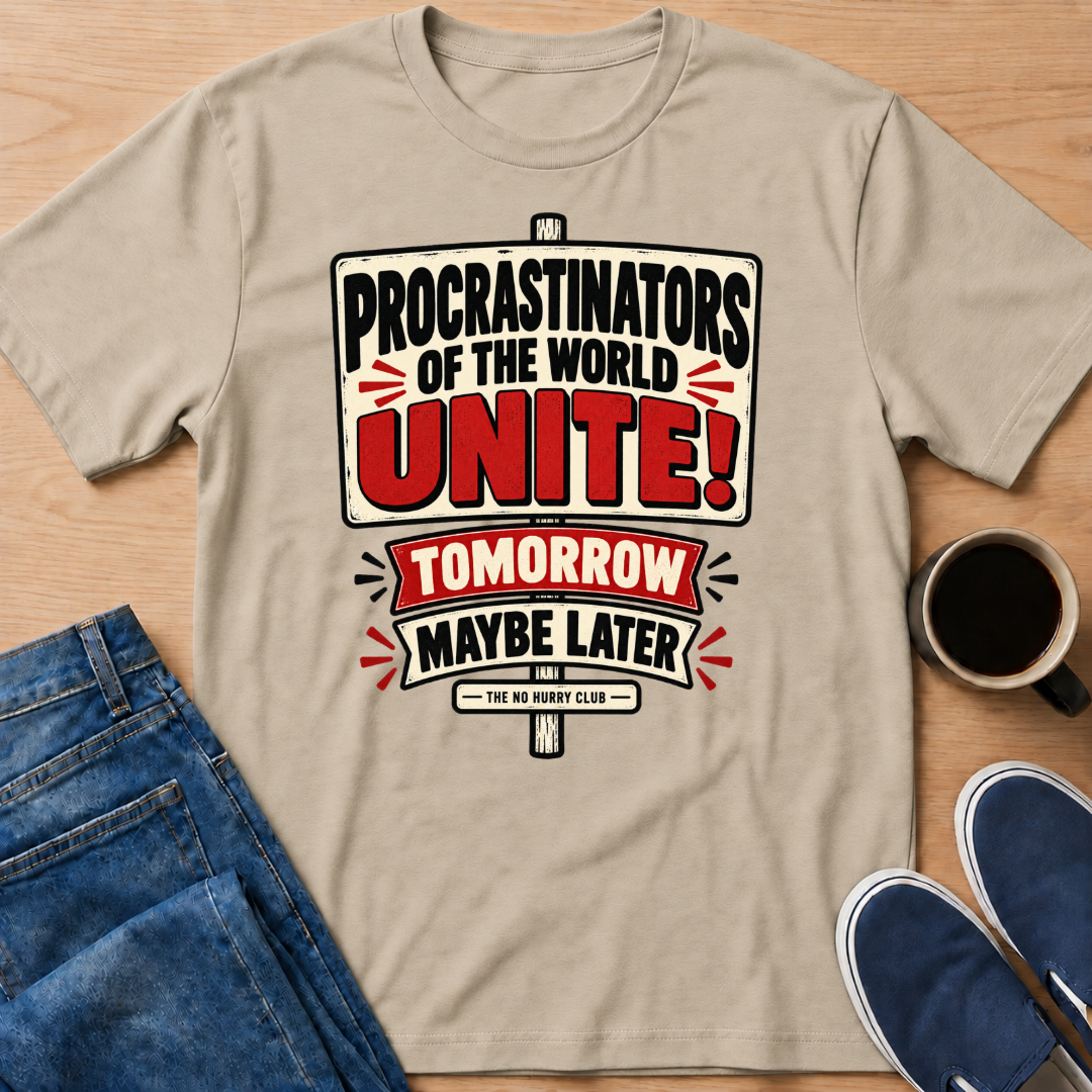 Procrastinators Unite T-Shirt