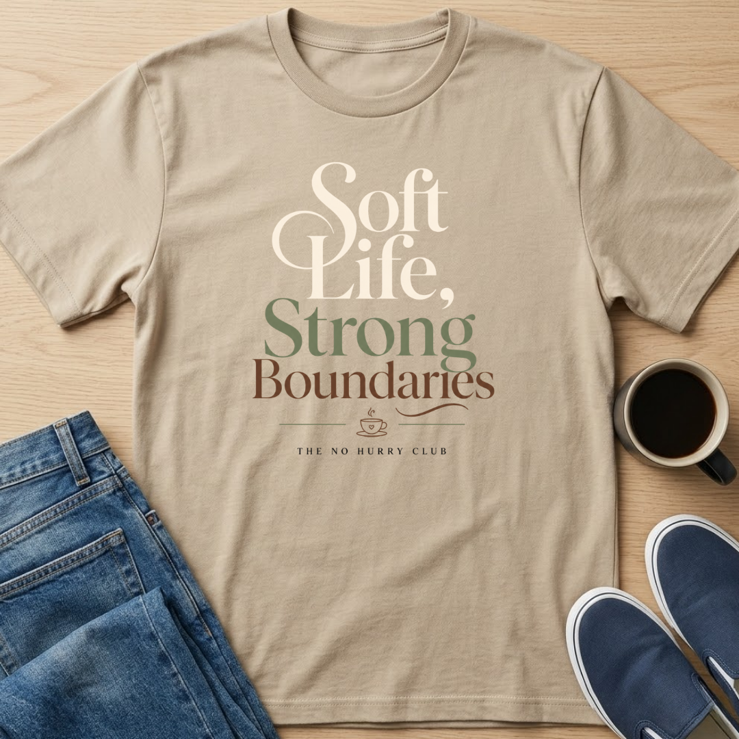 Soft Life Text T-Shirt