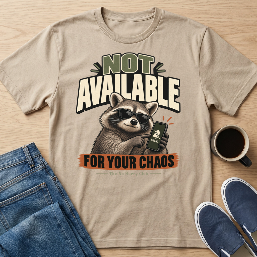 Not Available Raccoon T-Shirt