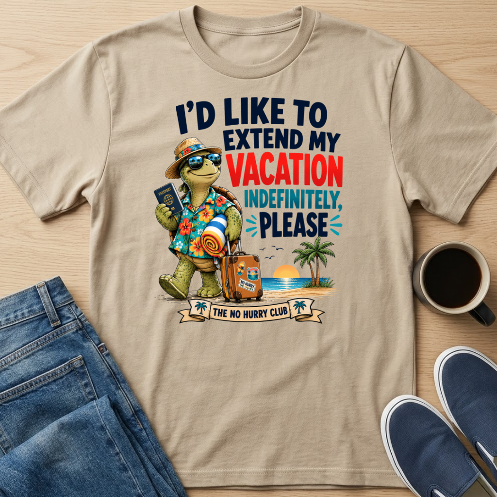 I'd Like To Extend My Vacation T-Shirt