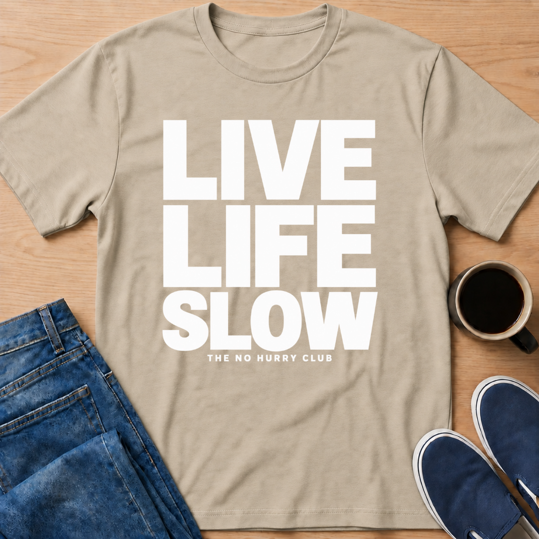 Live Life White T-Shirt