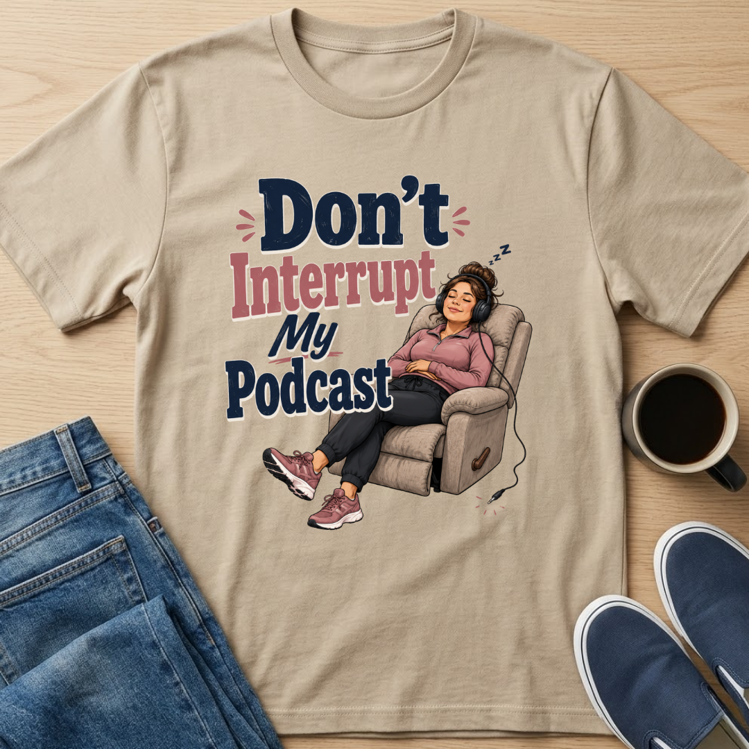 Podcast Woman T-Shirt