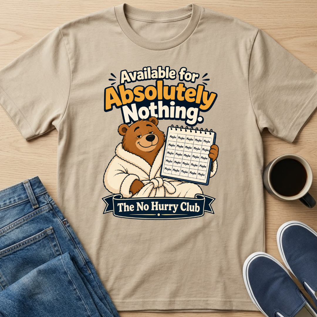 Bear in Robe T-Shirt